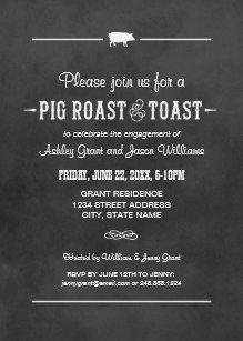 Roast And Toast Invitations Zazzle