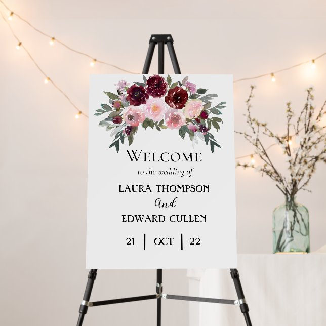 wedding entrance venue board (In Situ (Stand))