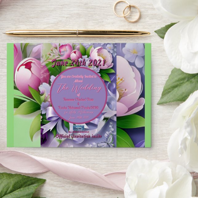 Wedding Env. 5h Violet(Horizon E)RFPMDesigns©️2024 Envelope (Wedding)