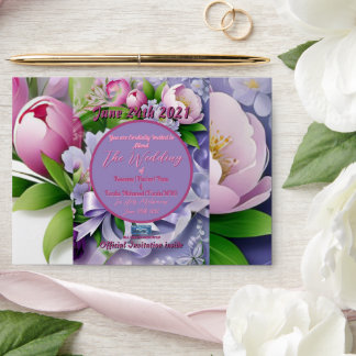 Wedding Env. 6a Violet(Horizon F)RFPMDesigns©️2024 Envelope