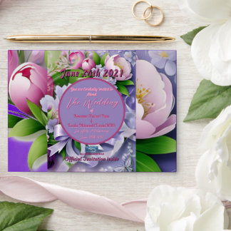 Wedding Env. 6d Violet(Horizon F)RFPMDesigns©️2024 Envelope