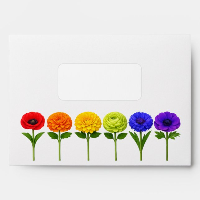 🌈 Wedding Envelope Flourish Together (Front)