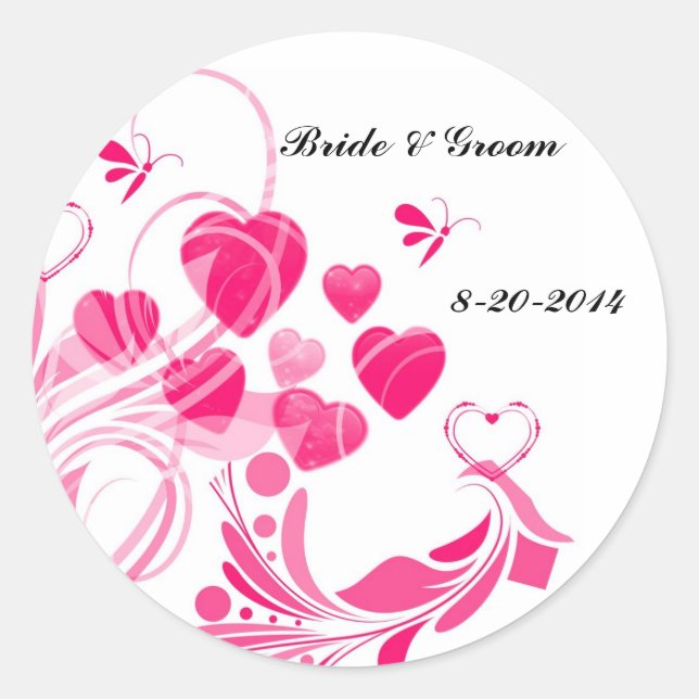 WEDDING ENVELOPE SAEL STICKERS TEMPLATE (Front)