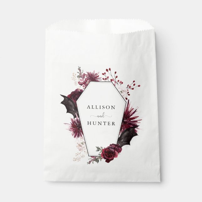 Wedding Envelope Seal | Halloween Favor Bag (Front)