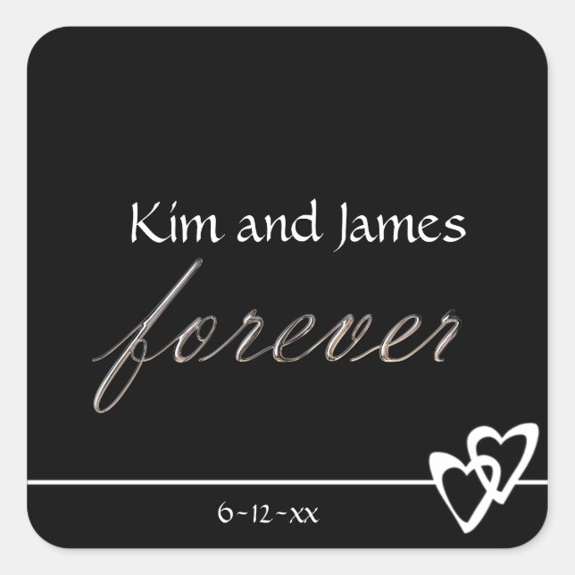 wedding envelope stickers (Front)