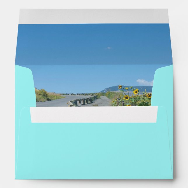 Wedding envelope theme walk in love Envelope (Back (Bottom))
