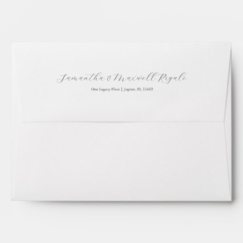 Wedding Envelopes Modern Custom Sage Green