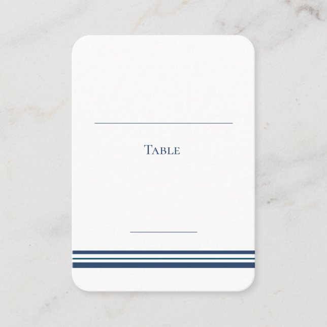 Wedding Escort Tags (Front)