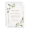 Wedding Ethereal Geometric Greenery Gold Vines