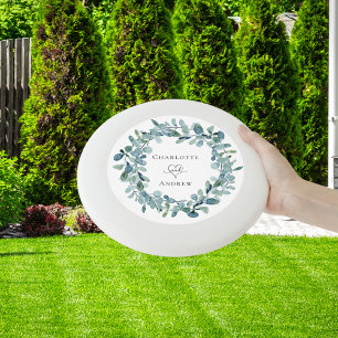 Wedding eucalyptus greenery wreath names Wham-O frisbee