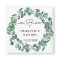 Wedding eucalyptus wreath mr mrs save the date