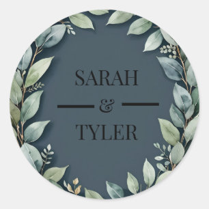 WEDDING EUCALYPTUS WREATH Sticker