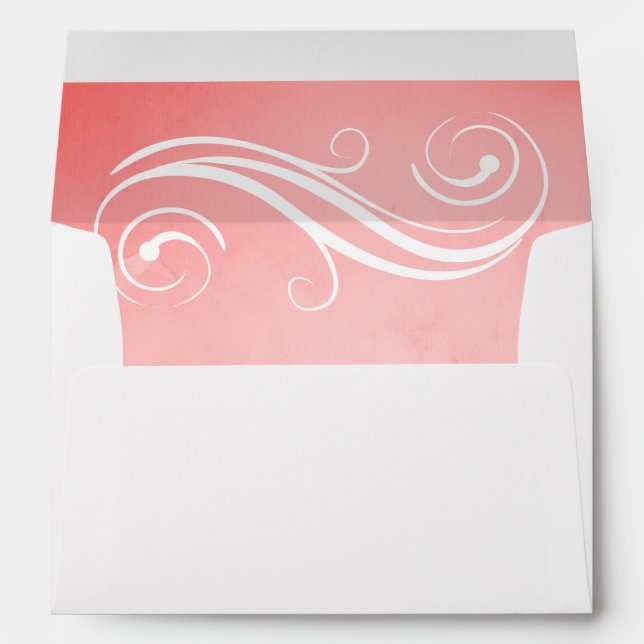 Wedding Evelope - Love is Love - Pink Elegance Envelope (Back (Bottom))