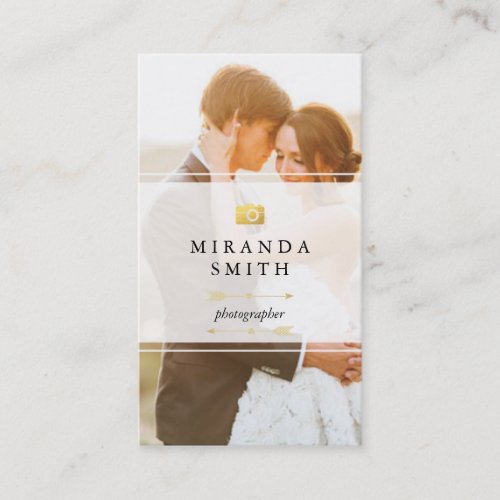 Wedding Event Photographer Business Card