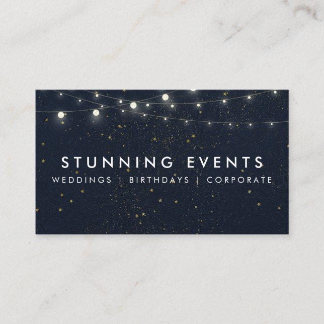 Wedding & Event Planner Business Card (Front)