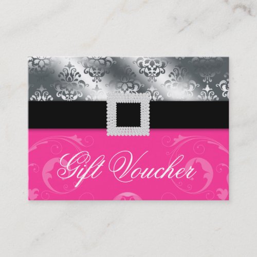Wedding Event Planner Jewel Pink Silver Gift Card Business Cards