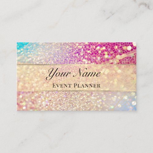 WEDDING EVENT PLANNER MAKEUP LASH GOLD APPOINTMENT CARD