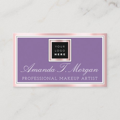 Wedding Event Planner Production Logo Pink Business Card