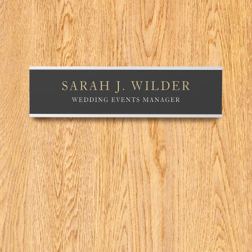 Wedding Events Manager Office Door Sign