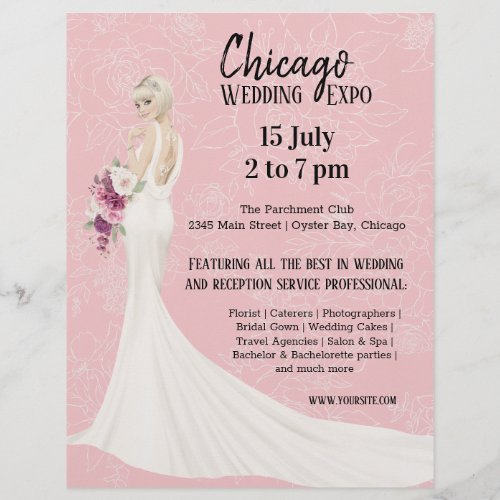 Wedding Expo choose background color Flyer