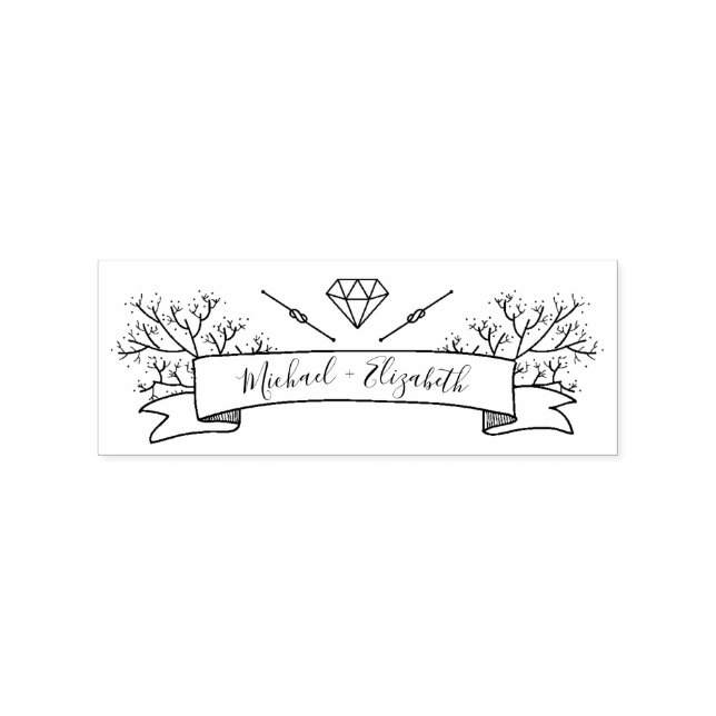 Wedding , family stamp (Imprint)