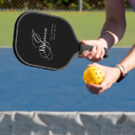 Wedding Father Of The Bride Gift Classic Monogram  Pickleball Paddle<br><div class="desc">Bridal Party Gifts Father Of The Bride Wedding Gift Classic Monogram Pickleball Paddle. Click personalize this template to customize it with the Monogram last name Initial, the first name, and the wedding date quickly and easily. Wedding Father Of The Bride Gift Classic Monogram Pickleball Paddle, is part of the Parent...</div>