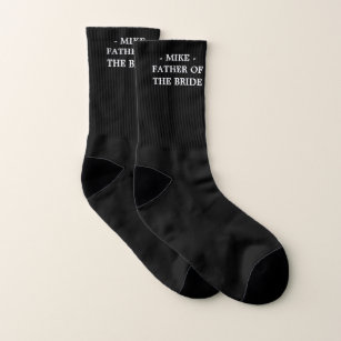 Wedding Father of the Bride Personalised  Socks