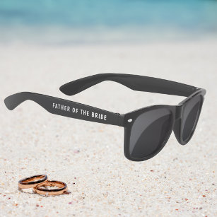 Wedding Father Of The Bride Personalized Name Sunglasses