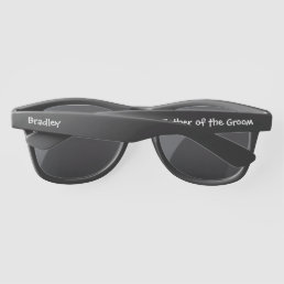Wedding Father Of The Groom Modern Personalized Sunglasses