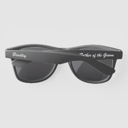Wedding Father Of The Groom Modern Personalized Sunglasses