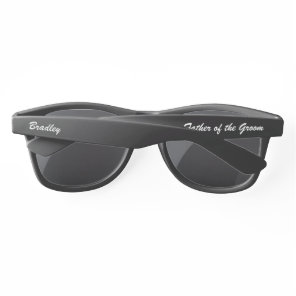 Wedding Father Of The Groom Modern Personalized Sunglasses