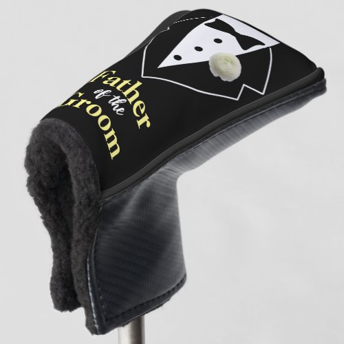 Wedding Father of the Groom Tuxedo Personalized Golf Head Cover