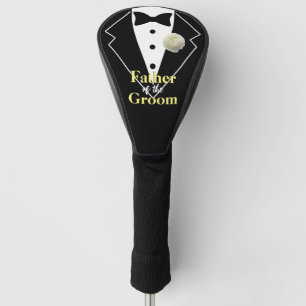 Wedding Father of the Groom Tuxedo Personalized Golf Head Cover