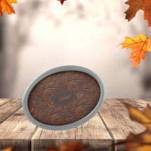 Wedding Faux Tooled Leather Look