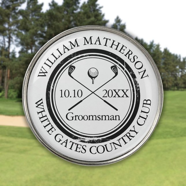 Wedding Favor Bachelor Party Golf Ball Marker (Wedding Favor Bachelor Party Golf Ball Marker)