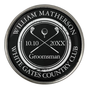 Wedding Favor Bachelor Party Golf Ball Marker