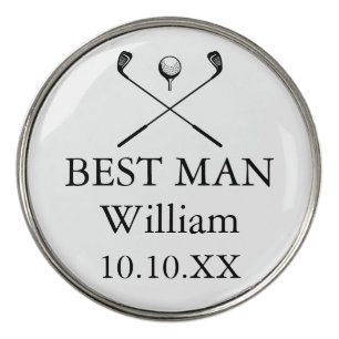 Wedding Favor Bachelor Party Golf Ball Marker