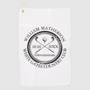 Wedding Favor Bachelor Party Golf Towel