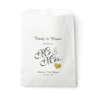 Wedding Favor Bag | Candy Kisses Mr. & Mrs.