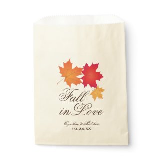 Wedding Favor Bag | Fall in Love Theme