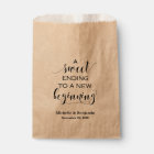 Wedding Favor Bag - Sweet Ending to New Beginning