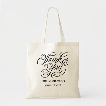 Wedding Favor Bag - Thank You by thepapershoppe at Zazzle