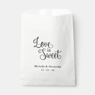 Wedding Favor Bags - Love is Sweet