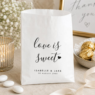 Wedding Favor Bags   Love is Sweet Treat Candy Bag