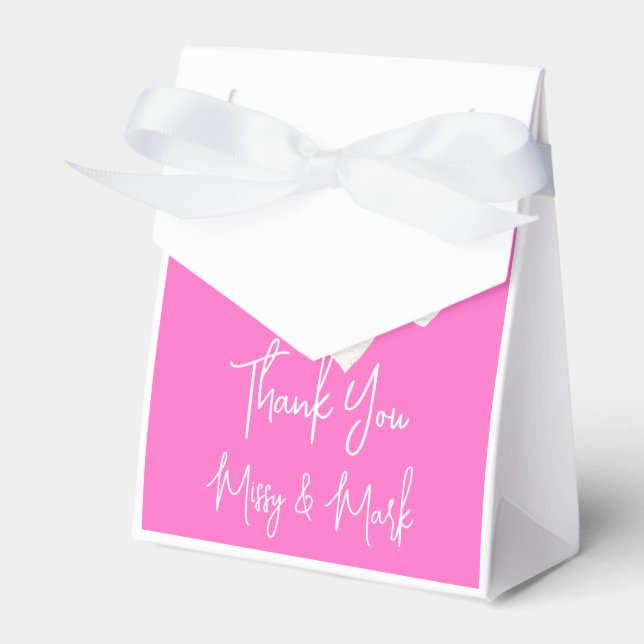 Wedding Favor Box (Front Side)