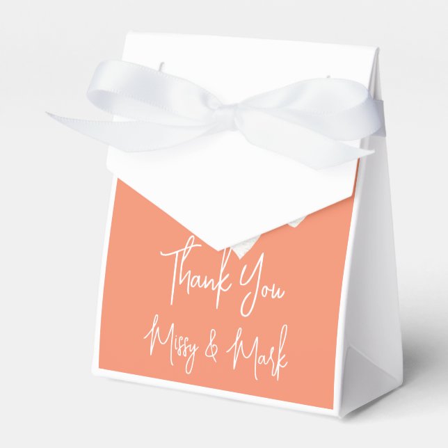 Wedding Favor Box (Front Side)