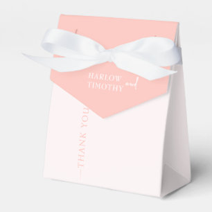 WEDDING FAVOR BOX IN PINK BLUSH