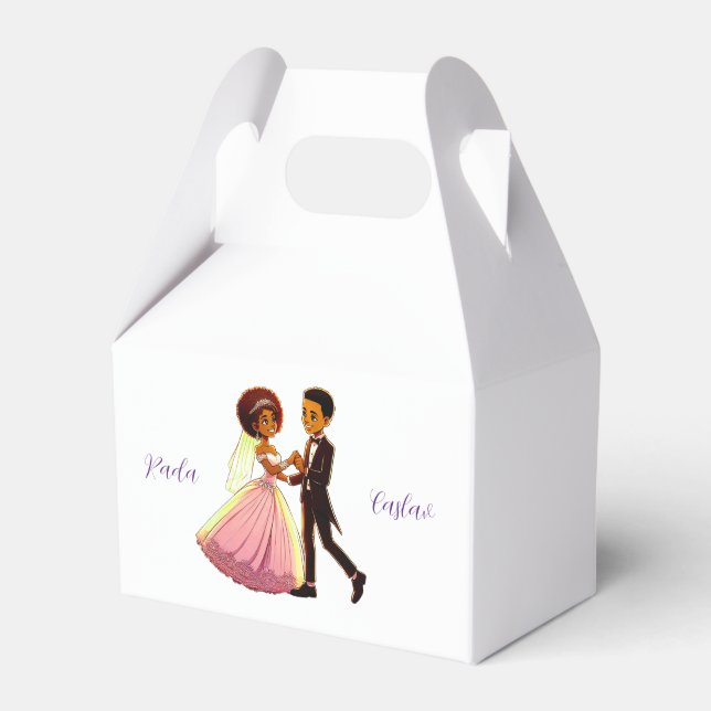 wedding favor boxes (Front Side)