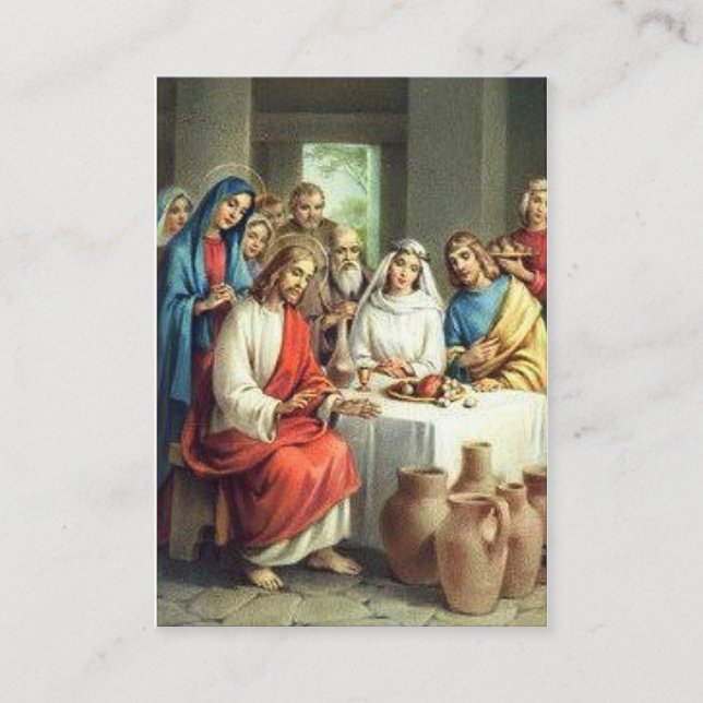 Wedding Favor  Bride Groom Catholic Holy Card (Front)