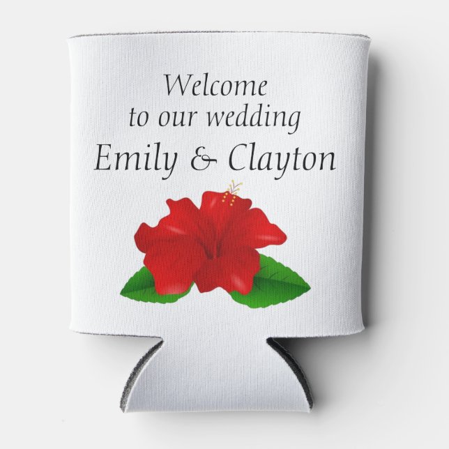 wedding favor can cooler (Front)